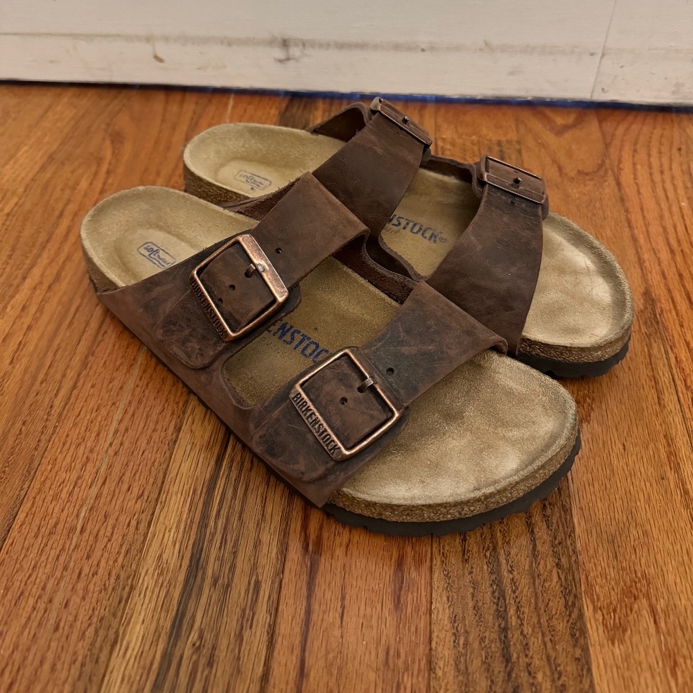 Habana Oiled Leather Birkenstocks Size 39